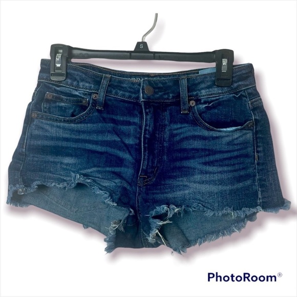 American Eagle Hi-Rise Festival Cutoff Jean Shorts - Size 2 - Picture 1 of 14
